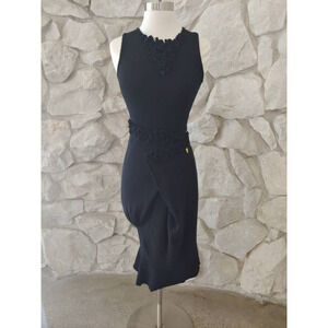 Vintage 1990s Japanese Cashmere Dress | Koi Suwannagate |Small